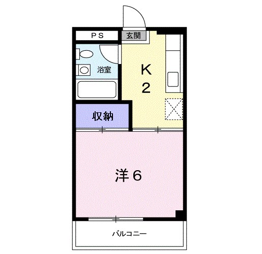 光ハイツ・杉本 間取り図
