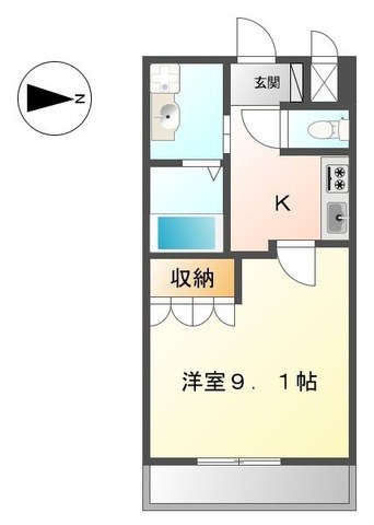 シャルマン桂 間取り図