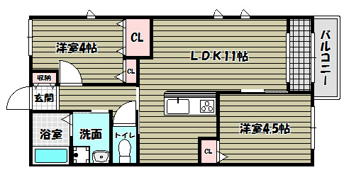 ルミエール　ハルム 間取り図