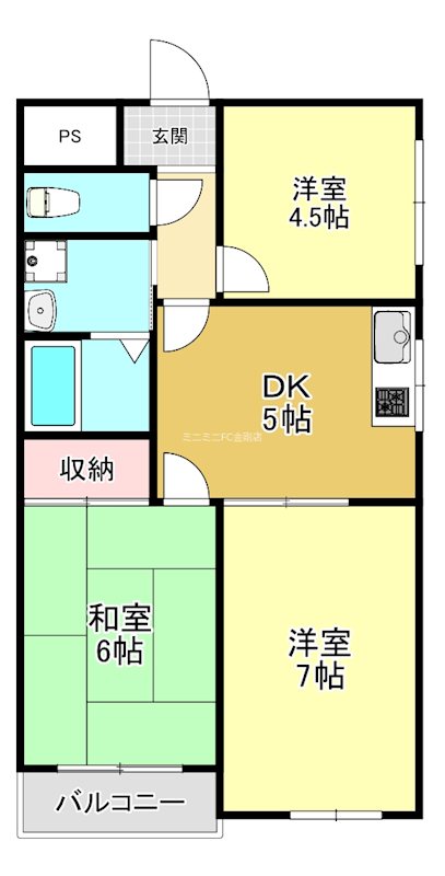 大和屋マンション 間取り