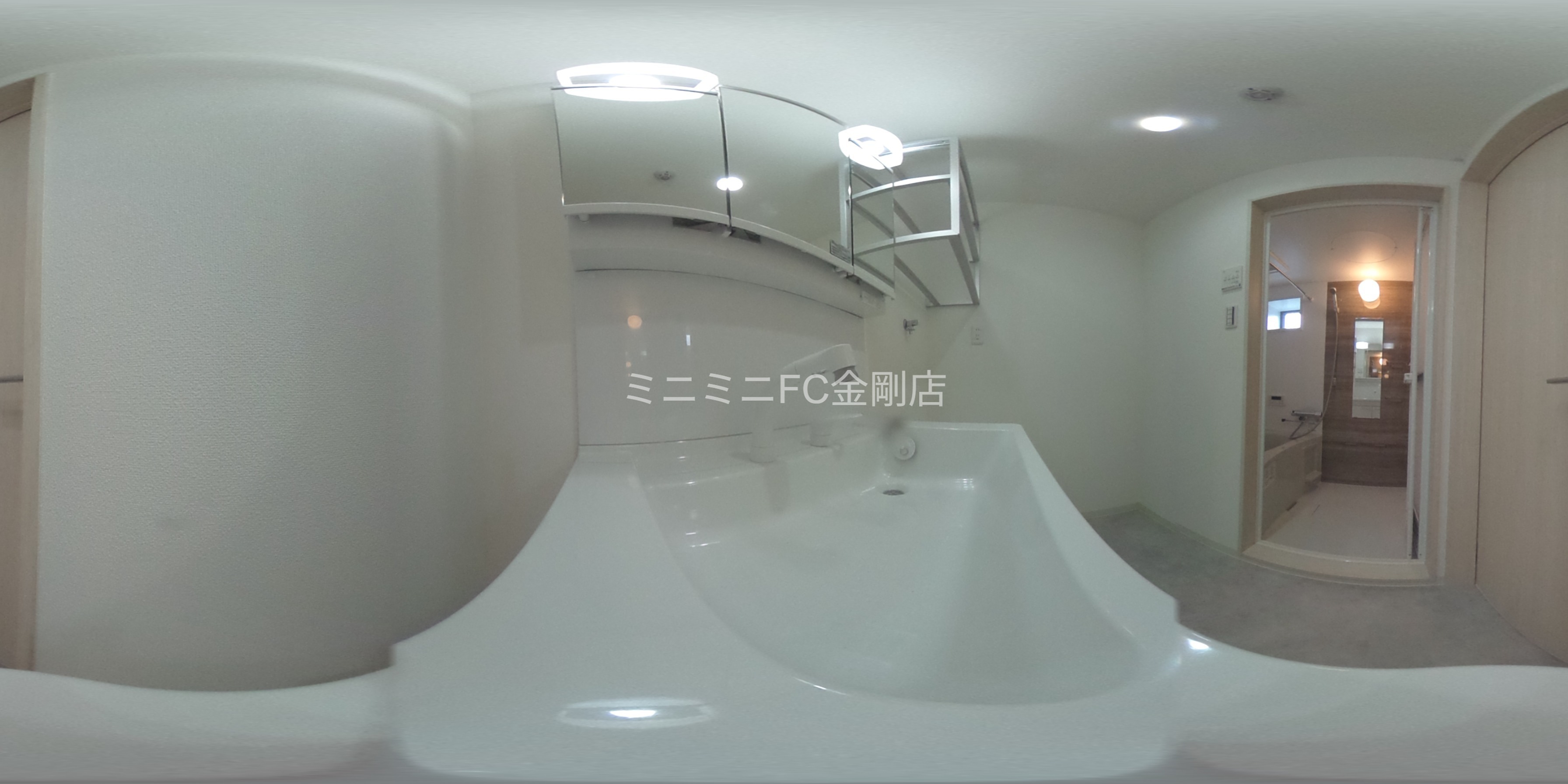 クリエオーレ菊水町 洗面所