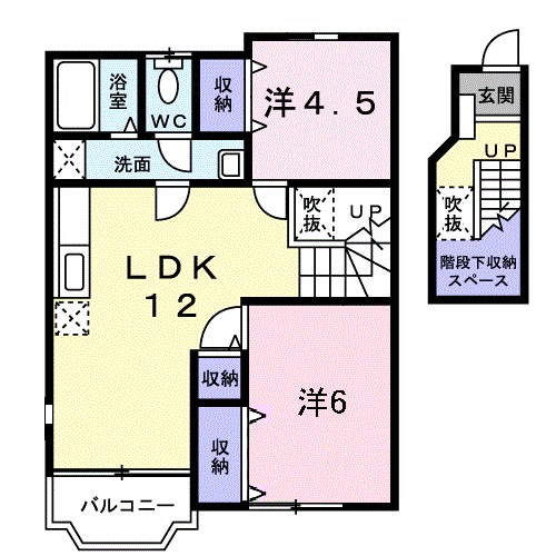 コスモスＡ 間取り図