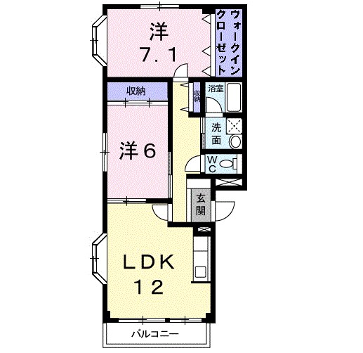 ソレアード・ニシキ 間取り図
