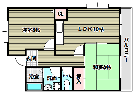 メゾンベルエール 間取り図