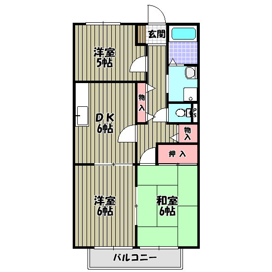 コーポアネックス 間取り図