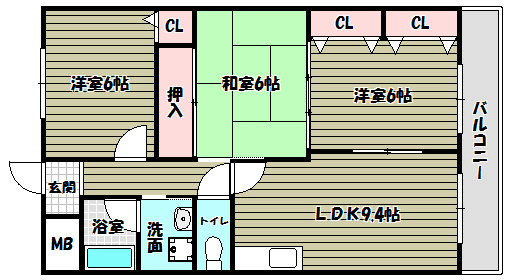 サントルドゥヴィラージュ 間取り図