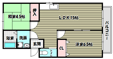 サンフレンド 間取り図