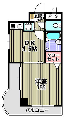 レジデンス川原 間取り図
