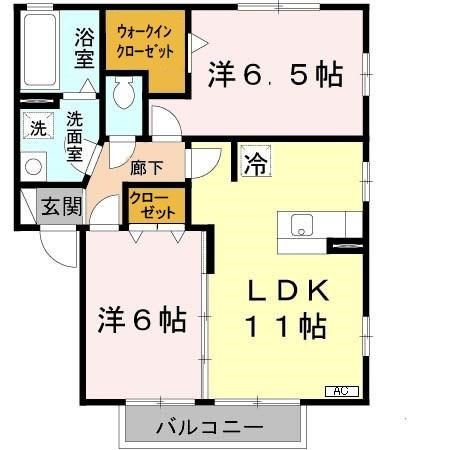 サンフィールドⅢ 間取り図