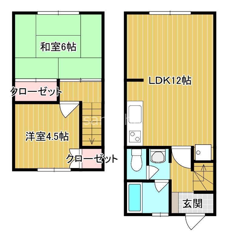 コーポ保立 間取り
