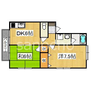 ハイツ小玉台B 間取り