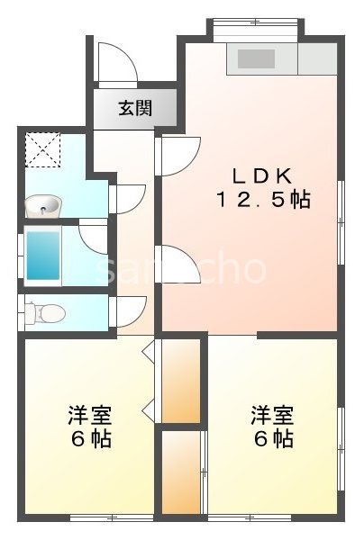 ＤＫレジデンス 間取り