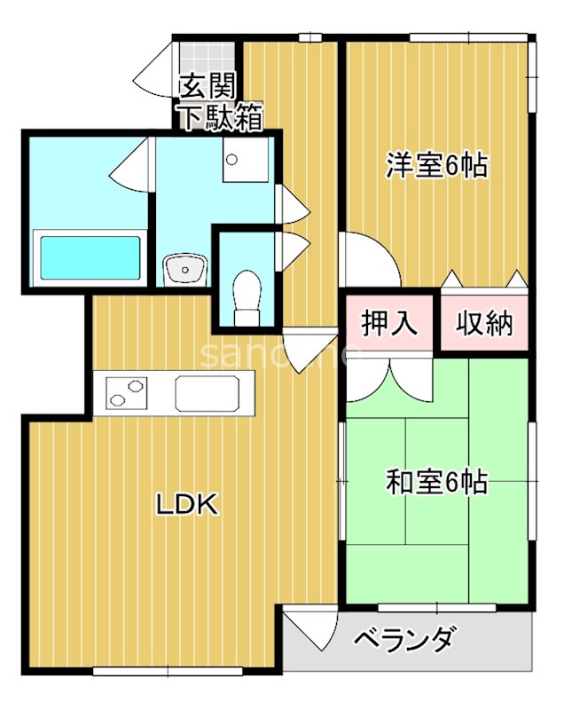 メゾン愛宕 間取り