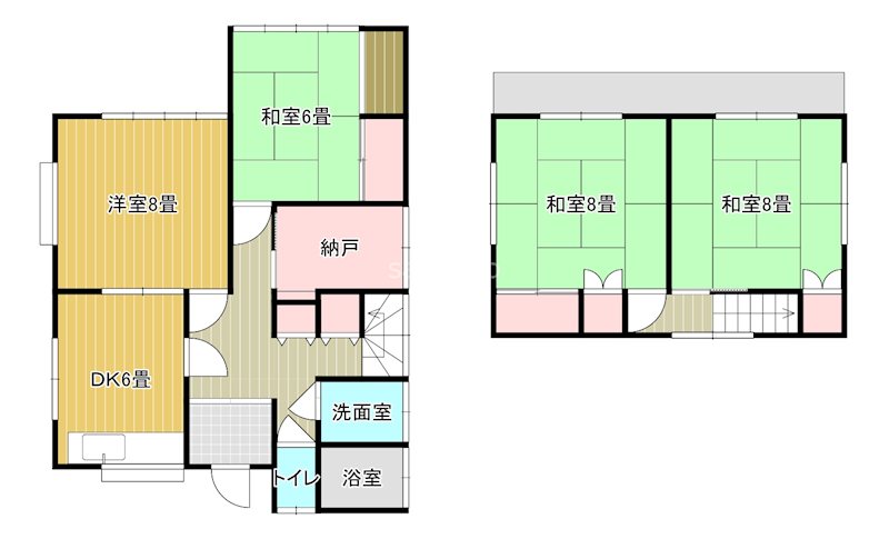 佐久間貸家（春日町） 間取り