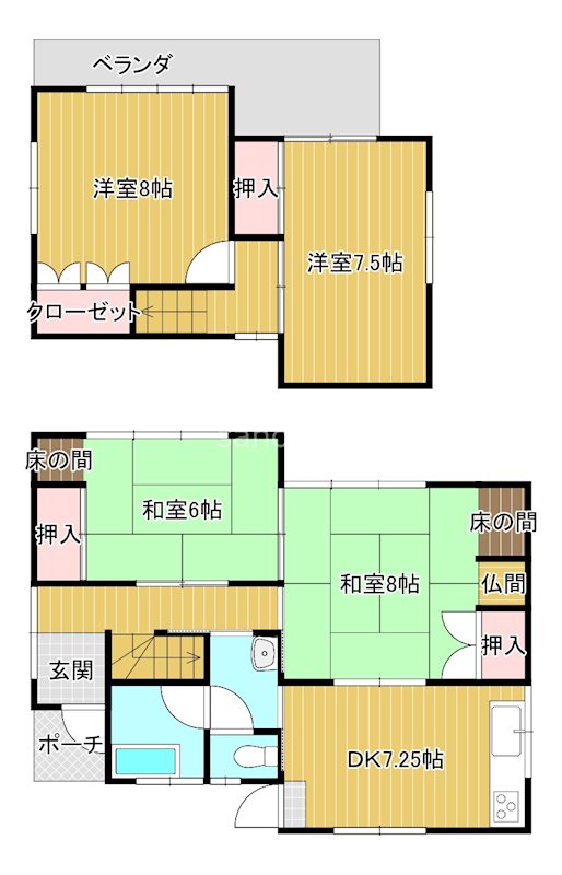 ハイツダイリン長塚戸建 間取り