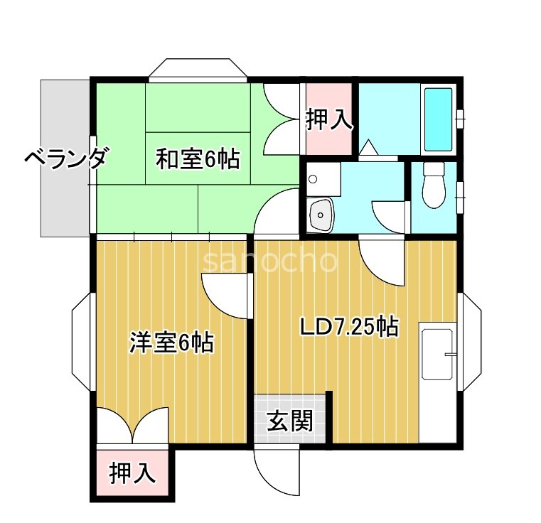 マリンⅡ 間取り
