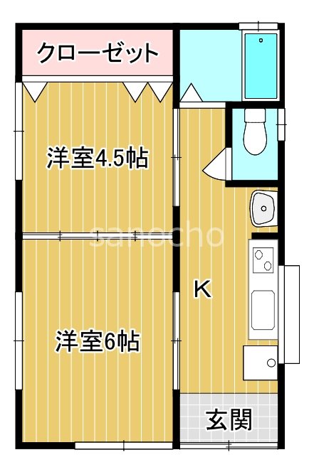 岩瀬貸家（柴崎町） 間取り