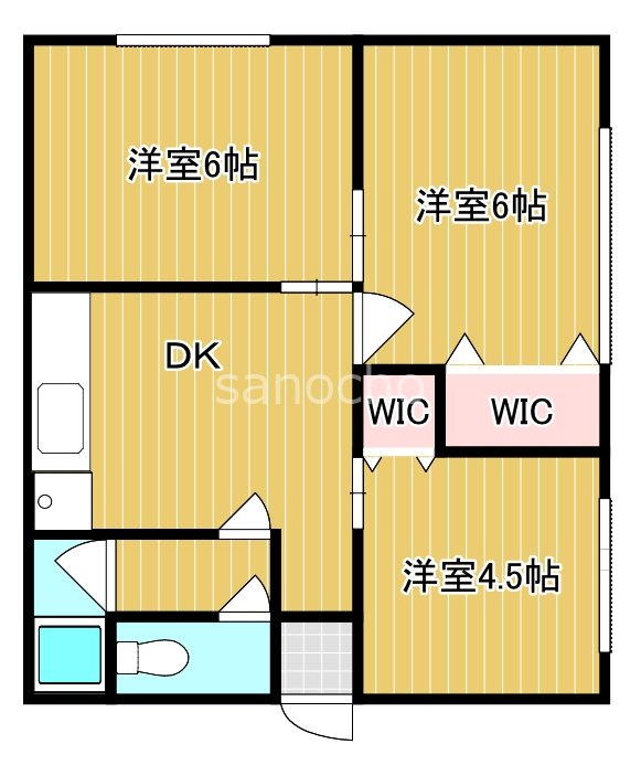 真弓荘 間取り