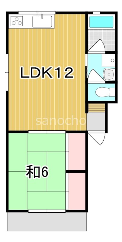丸長コーポカラコ 間取り