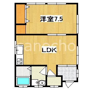 鈴木貸家（西小川町） 間取り