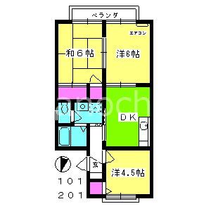 パティオ西小川 間取り