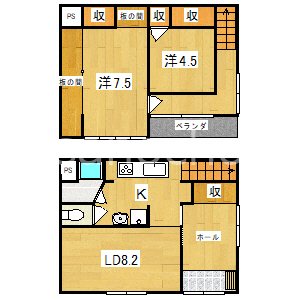 別所貸家 間取り