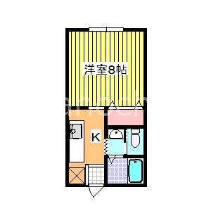 パティオ西小川Ｄ 間取り