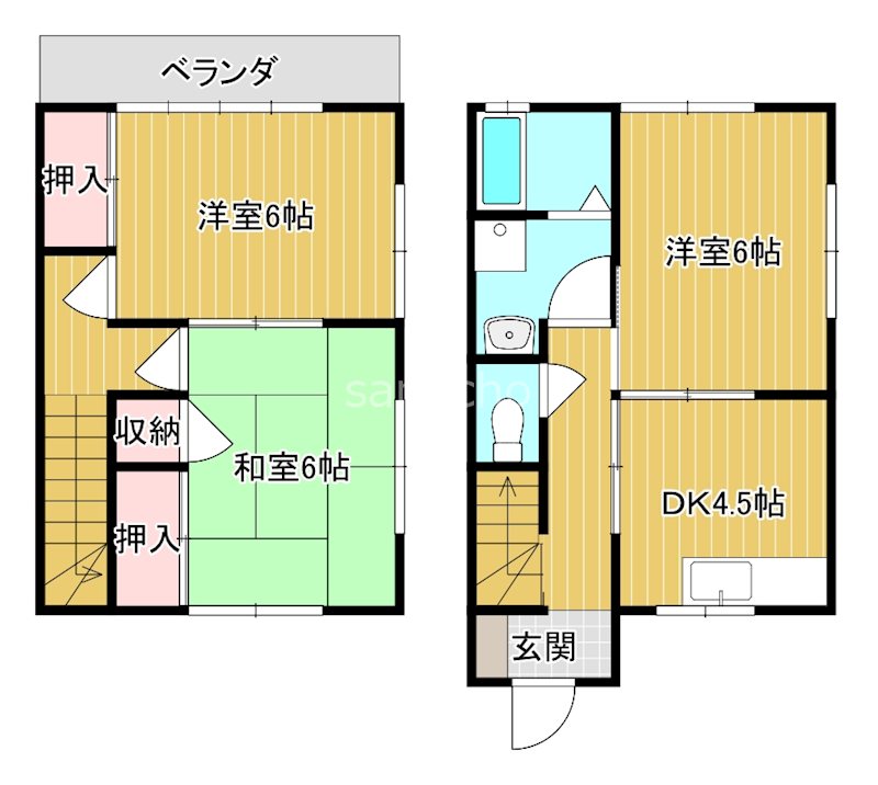 コーポ小川Ｃ 間取り
