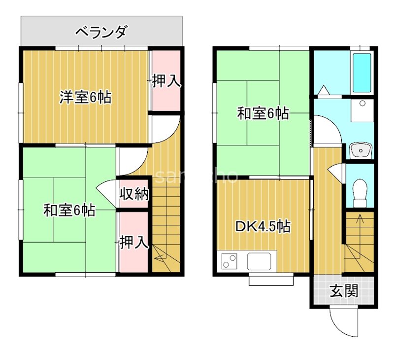 コーポ小川 間取り