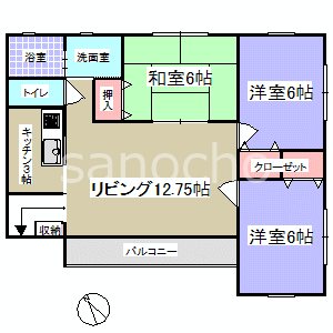グランピアコーポＪ 間取り