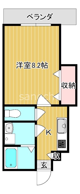 ロイヤルスターマンションⅡ 間取り