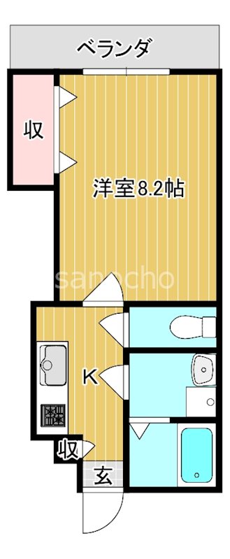 ロイヤルスターマンションⅡ 間取り