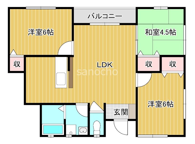 グランピアコーポＩ 間取り