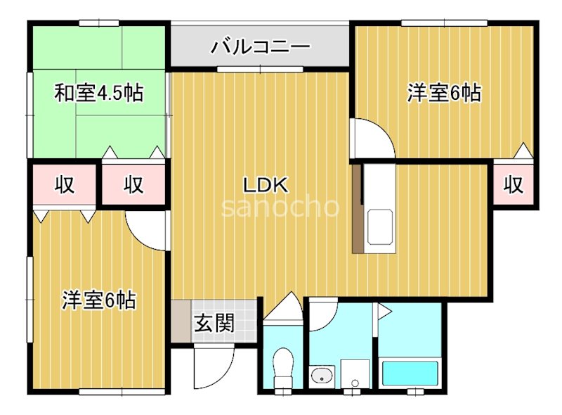 グランピアコーポＩ 間取り