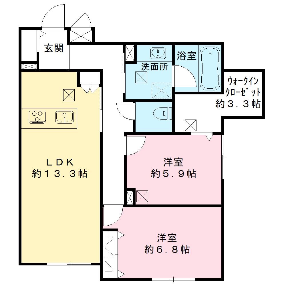 Casa di paglia 間取り