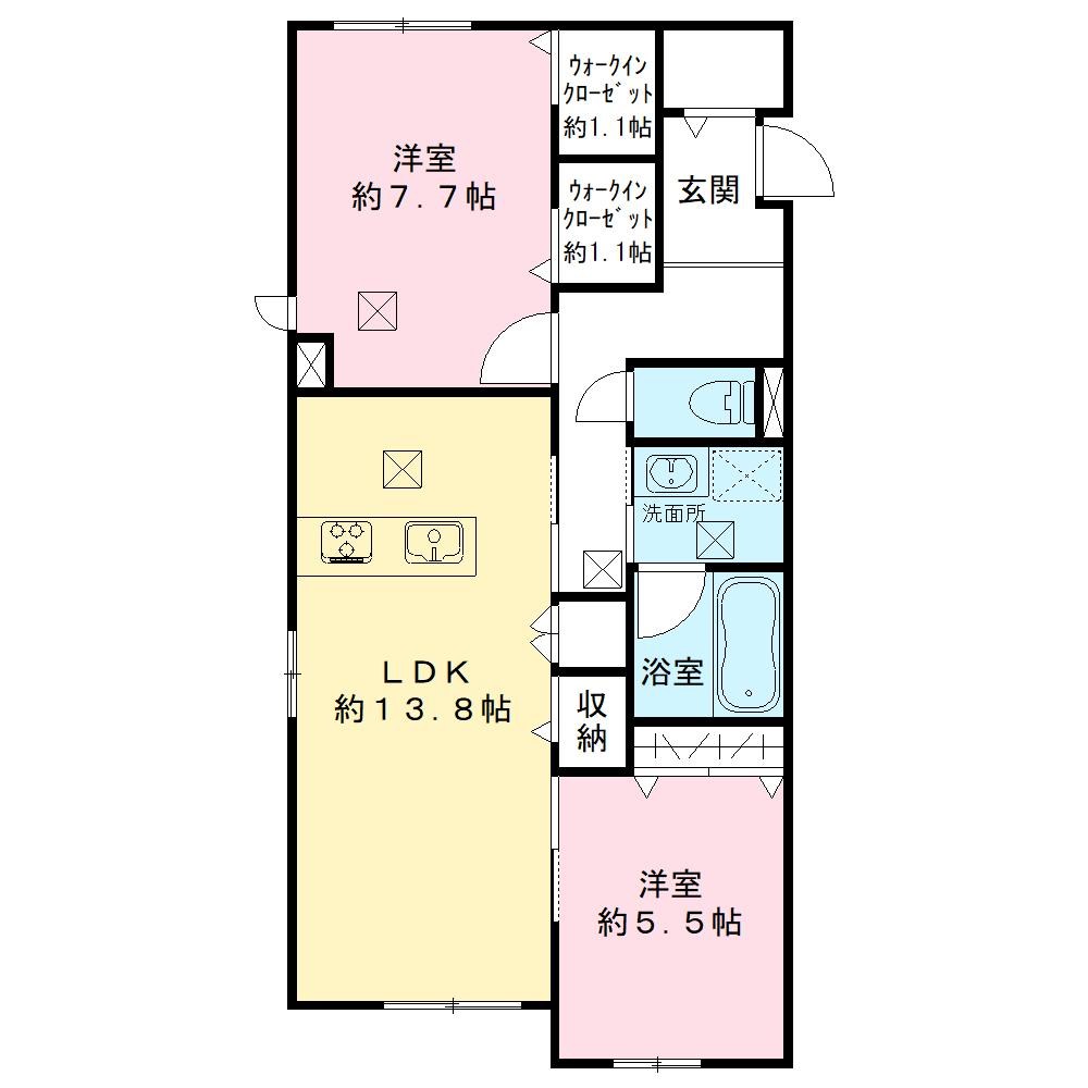 Casa di paglia 間取り