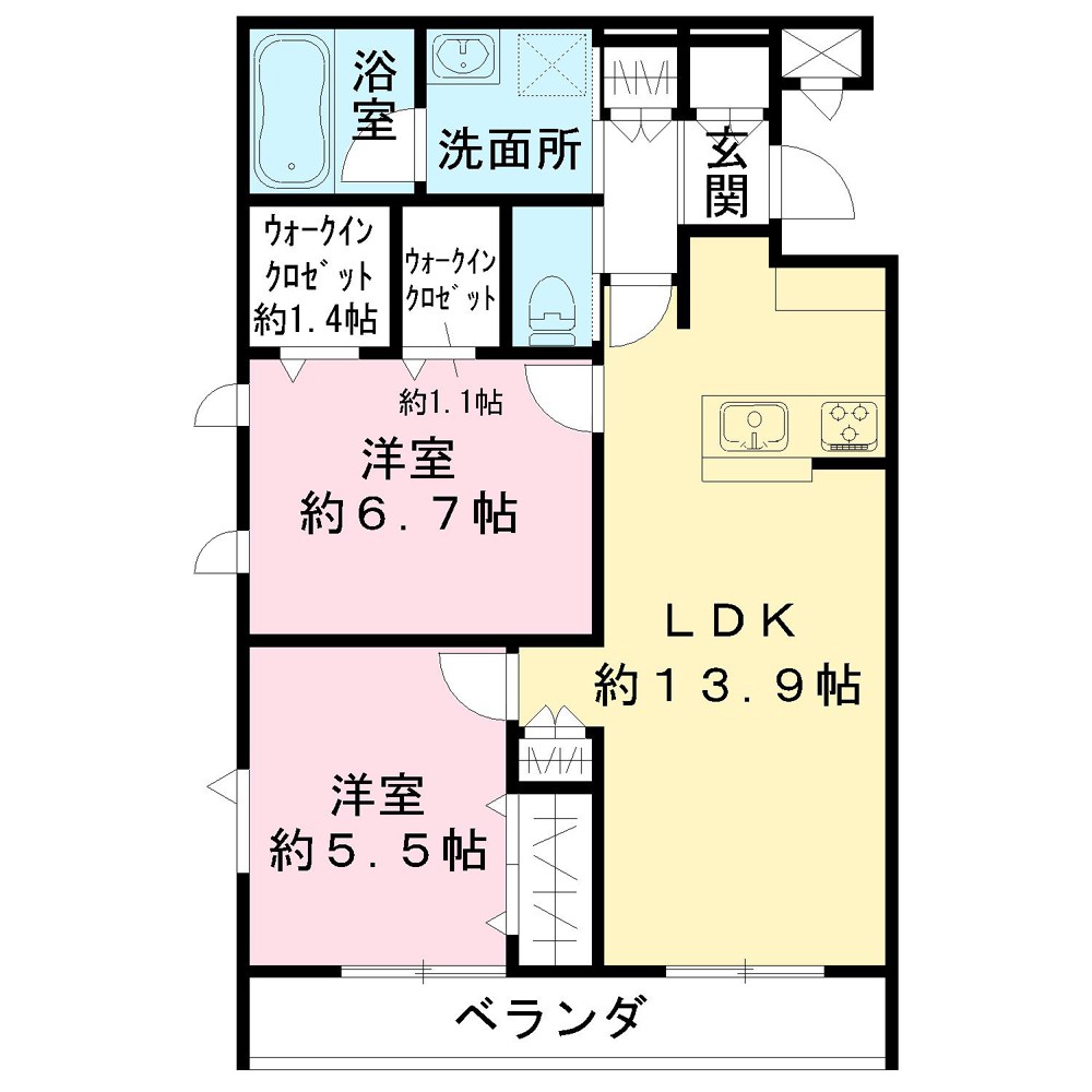 仮）小杉陣屋町２丁目メゾン 間取り
