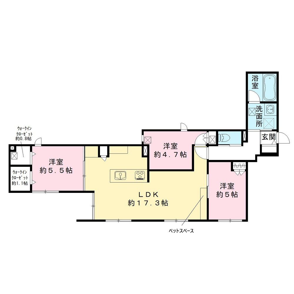 (仮称)二子１丁目メゾン 間取り