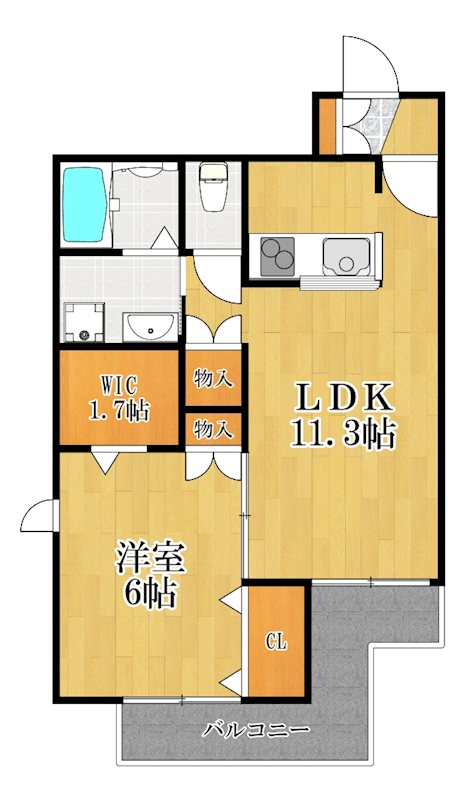 メゾン　ド　エケベリア 間取り