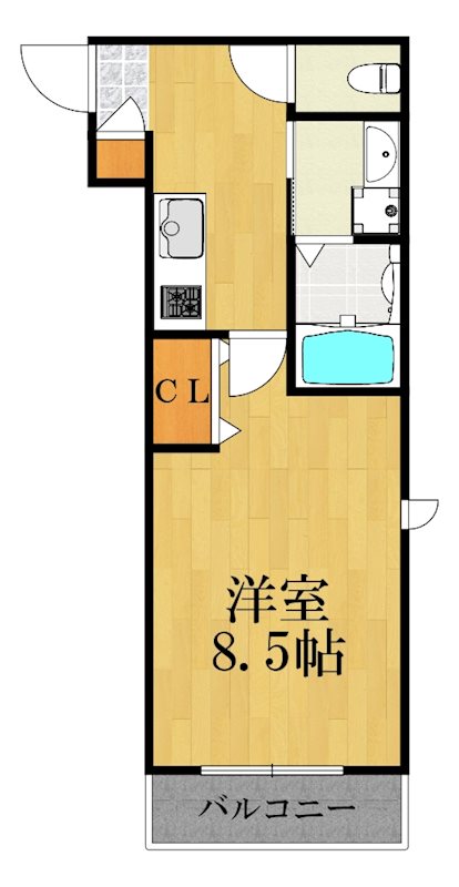 La  fontaine 横浜/鶴見 間取り
