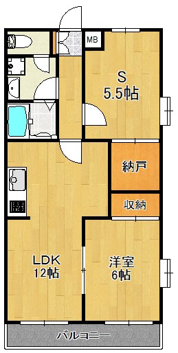 ドミール鹿島 間取り