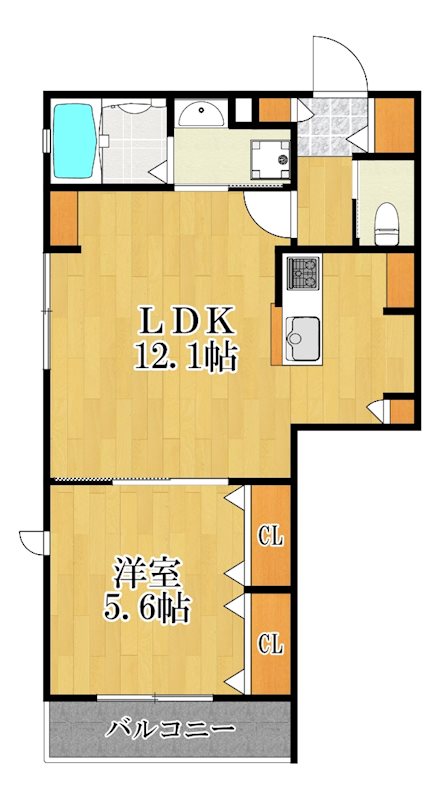 神奈川県川崎市川崎区伊勢町2-8 間取り
