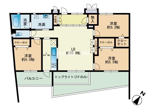 カルシア姪浜ノヴァリア 間取り