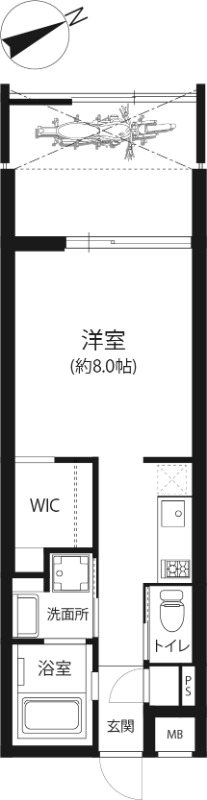 アクシオン大橋ルミナス 間取り