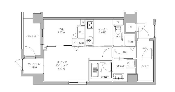ラウレアガーデン千早 間取り
