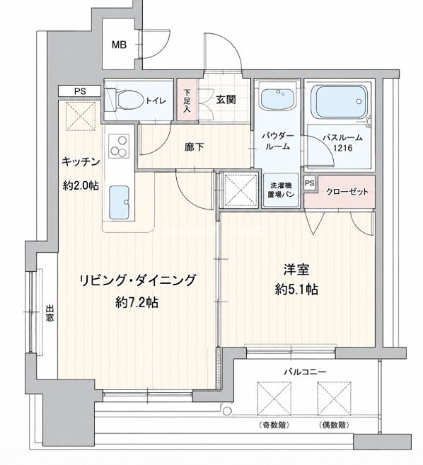 アクタス天神北 間取り