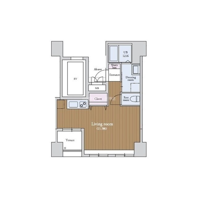 ラクレイス薬院 間取り