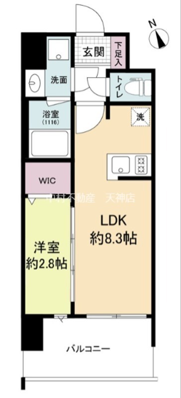 ブランシエスタ千早RJR 間取り