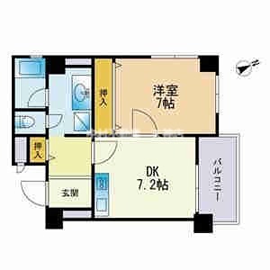 グランパーク天神 間取り