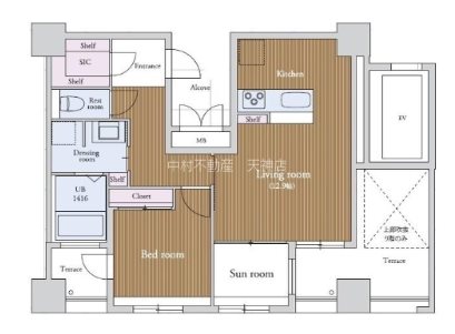 ラクレイス薬院 間取り